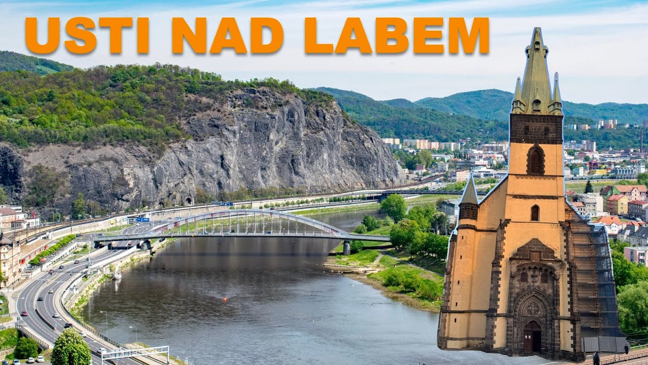 USTI NAD LABEM 🇨🇿 CZECH REPUBLIC 2025 4K with subtitles