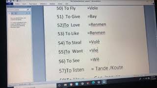 The one hundred most common verbs in  English translate into Haitian  Creole🇺🇸🇭🇹🇺🇸🇭🇹