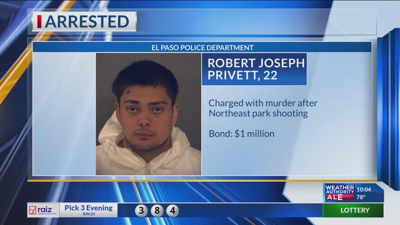 Man charged with murder after Northeast El Paso park shooting