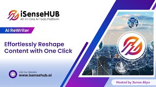 AI ReWriter Tutorial | How to use AI ReWriter Tool | iSenseHUB