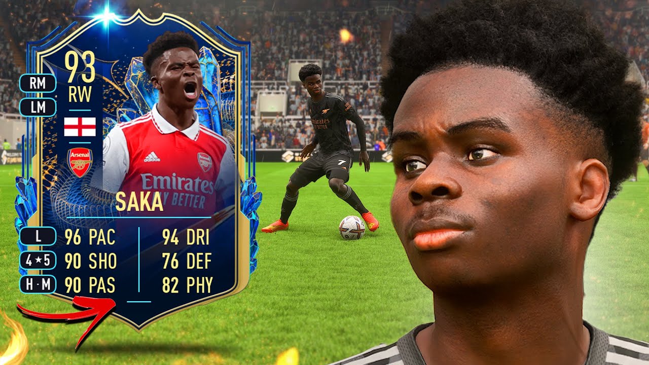 93 TOTS Bukayo Saka is SERIOUSLY META!! 🔥