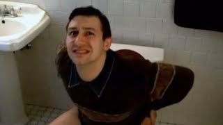 Man Is Watched While Takes A Dump