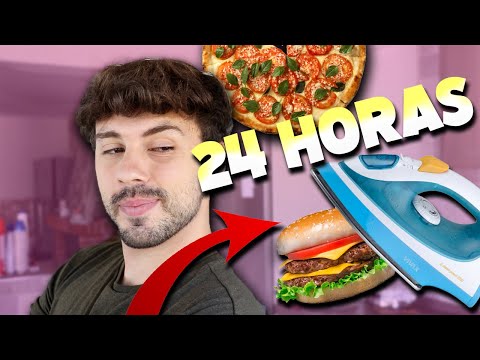 24 HORAS COCINANDO EN LA PLANCHA DE LA ROPA