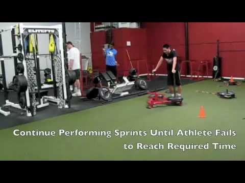 Juggernaut Training Systems-Prowler Sprint Test