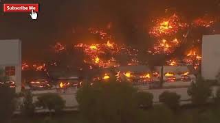 Los Angeles fire: An Amazon distribution center in Los Angeles is on fire