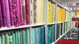 Visit Zig Zag Corner Quilts in Greenfield IN - beautiful fabrics, BERNINA machines, patterns & MORE!