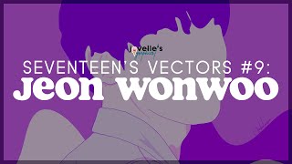 [ VECTORS ] SEVENTEEN's Wonwoo — Wallpaper Vector