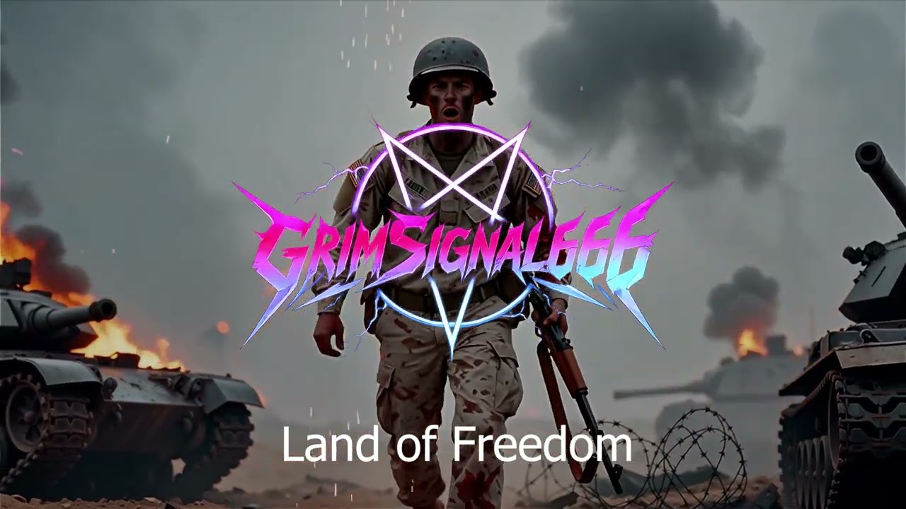 GrimSignal666 - Land of Freedom (Visualizer AI Video)