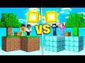 ISOLA DI TERRA VS ISOLA DI DIAMANTE CONTRO I MIEI AMICI! - MINECRAFT