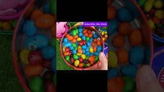 Satisfying with full of Rainbow candy with M&amp;M. #ASMR , #ToyASMR,  #Satisfying,#candy,#mms,#toys,