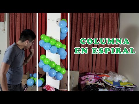 ✅ ESPIRAL EN COLUMNA O PILAR 🎈