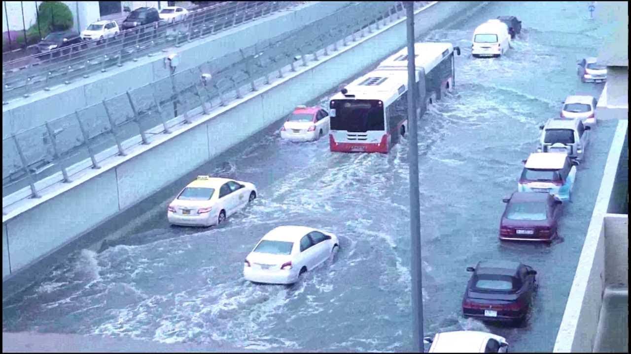 Flooding and traffic chaos after heavy rains in UAEPart 2 Dubai