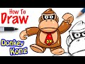 Cartoon Easy To Draw Donkey Kong : Donkey clipart easy, Donkey easy Transparent FREE for ... : Today we'll be showing you how to draw donkey kong.