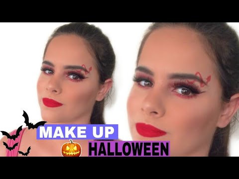 Maquiagem de CAPETINHA especial HALLOWEEN 🎃👻 - YouTube