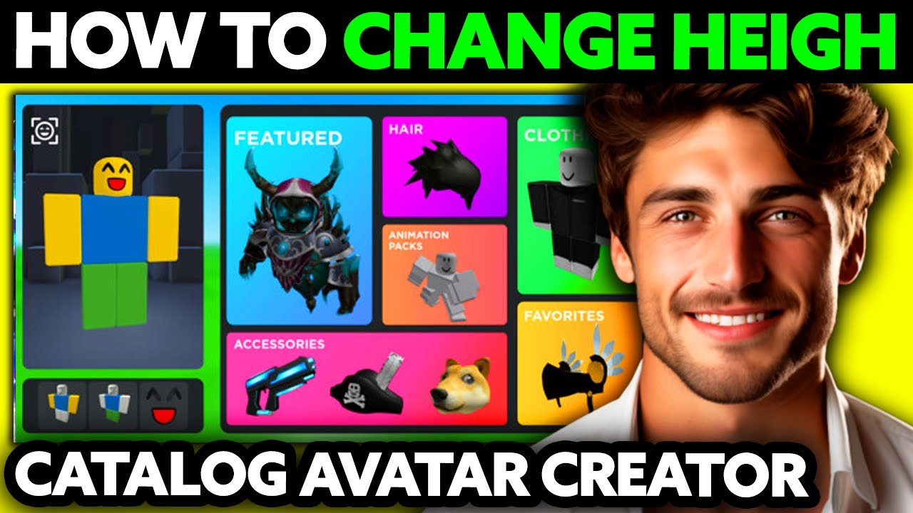 How To Change Height in Catalog Avatar Creator (2025) - Step by Step ...