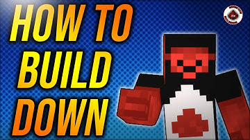 How to build down in minecraft