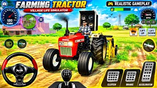 🔥 REALISTIC TRACTOR DRIVING 😱🚜 | Farming Simulator Gameplay | Village Driving screenshot 4
