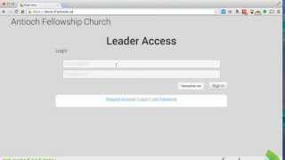 Tutorial: Login Page Tutorial: Login Page