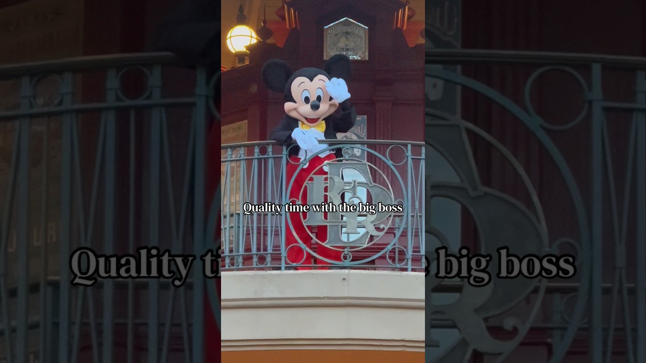 When Mickey is booked just for you ✨ 