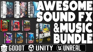 AWESOME Ovani Game Sound FX & Music Bundle - With GODOT + UNREAL + UNITY Plugins!
