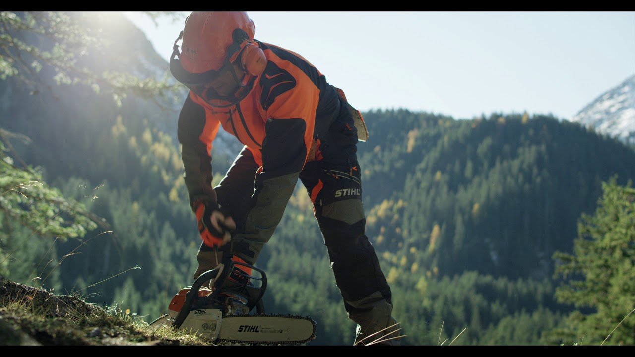 Stihl MS 261 C-M kettingzaag - YouTube