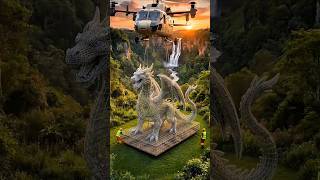 Giant Dragon Topiary That Looks Straight Out of a Fantasy Movie