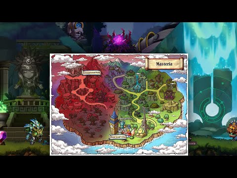 글로벌 메이플스토리 마스테리아 크라 키안 정글 맵투어 Lv170~Lv190
