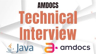 Amdocs | Java  | Technical Interview | Online Test | Data Structures | Algorithms | Spring Boot