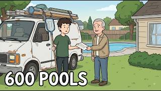 POV: You Clean Pools in a 20-Year-Old Van — One Customer Becomes 600, and You Build a Fortune