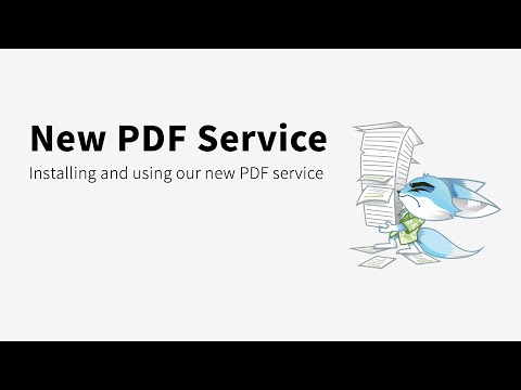 New PDF Service for Sprout Invoices
