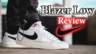 Nike Blazer Low Vintage White Sail Black Review On Feet Best Affordable Sneaker Of 22 Youtube