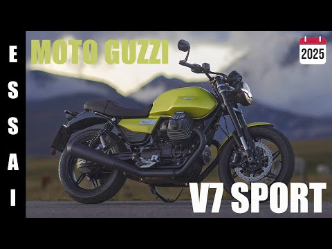 Essai Moto Guzzi V7 Sport 2025 - Une bécane attachante pleine de caractère 🇮🇹
