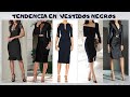 TENDENCIA EN VESTIDOS NEGROS🥰BEAUTIFUL BLACK DRESSES FASHION