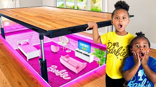 We Built A Secret Barbie Room