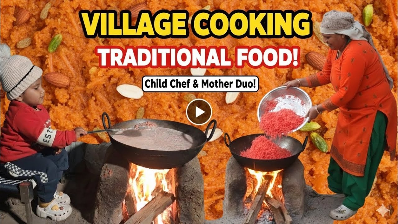 Aaj hum sabne milke bnaya gajar paak