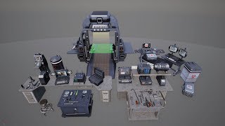 Animated High Quality Sci-Fi Props Mega Pack