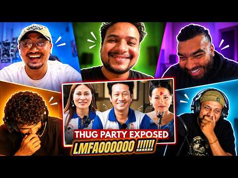 PARBAT BASNET MEME REACTION WITH THE TEAM !! #reaction FT @aasisbeats @GiriGates