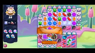 Candy Crush Saga Level 7365 No Boosters Nightmarishly Hard Ped On First Try Jellyfish