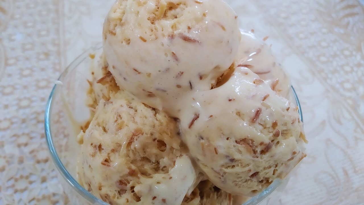 O MELHOR SORVETE CREMOSO DE COCO QUEIMADO QUE JÁ FIZ😋