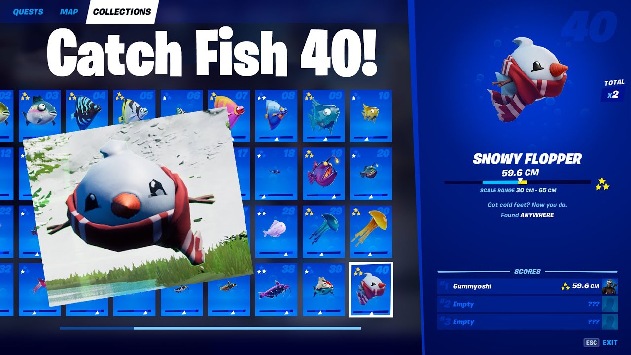 How to Catch the Snowy Flopper | Fortnite Winterfest Season 5