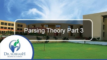 Parsing Theory Part 3