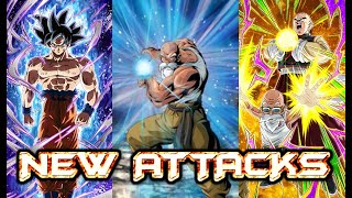 Lr Master Roshi, Ui Goku, Krillin & 18, Roshi & Tien Super Attacks - Dragon Ball Z Dokkan Battle