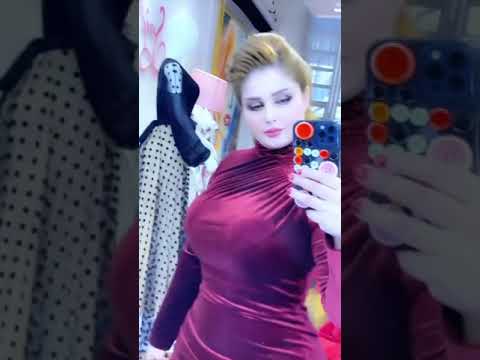 سولاف جليل بالفستان الاحمر رايكم بيها