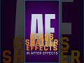 Make CINEMATIC Glass Shatter Text in After Effects with No Plugins!