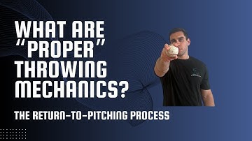 Importance of Throwing Mechanics During Return-to-Pitching