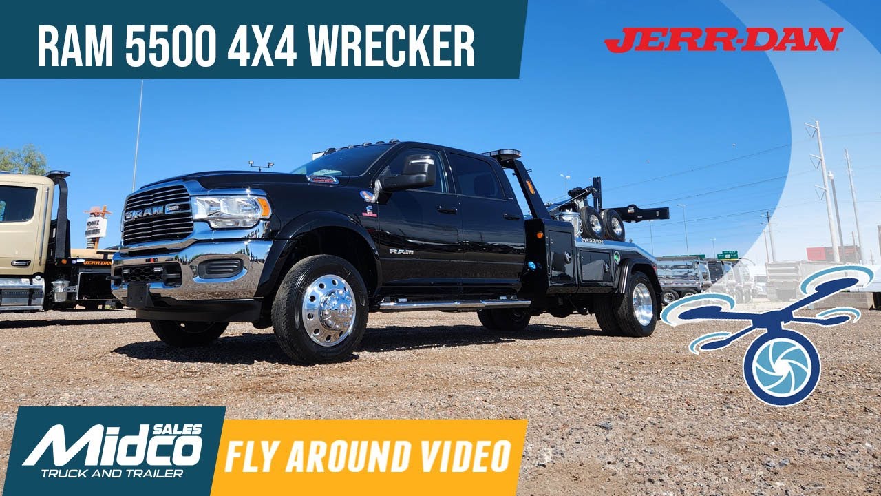 RAM 5500 Laramie 4x4 Jerr-Dan MPL40 Wheel Lift Wrecker Tow Truck - YouTube