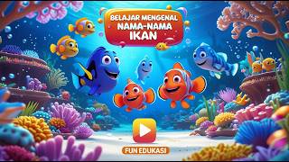 Belajar Nama Ikan untuk Anak TK | Indonesia & Inggris