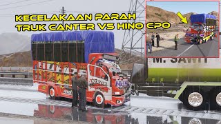 KECELAKAAN PARAH TRUK CANTER VS TRUK HINO CPO