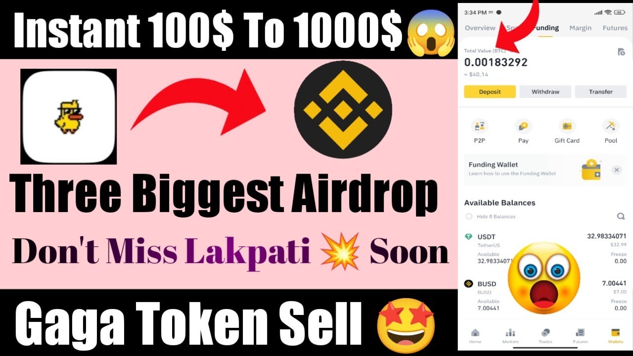 Instant 100$ - 1000$ Profit | New Crypto Loot Today | Crypto Loot | New Mining App | Gaga Sell Start