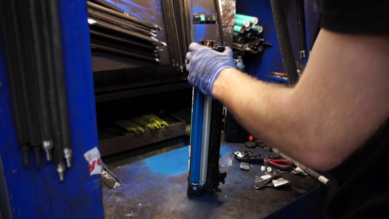 Заправка и восстановление картриджа HP CE741A (№307A) голубой